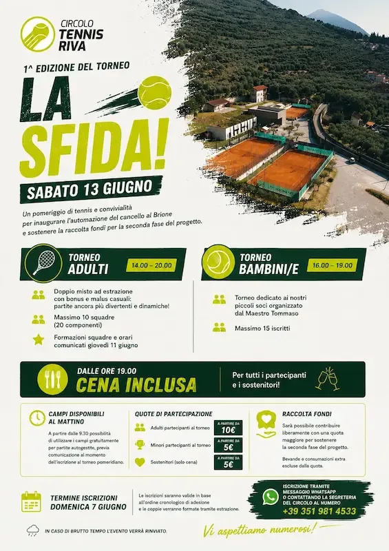 1^ edizione del torneo “La Sfida”!